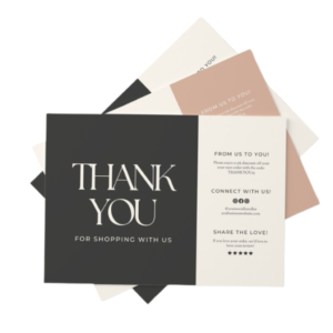 Custom thank-you cards Custom thank-you cards