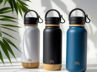 BAMBOO & CORK( MODEL NO - MGH-7041 CAPCITY – 600 ML HOT & COLD )