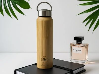 BAMBOO & CORK( MODEL NO - MGH-7042 CAPCITY – 500 ML HOT & COLD )