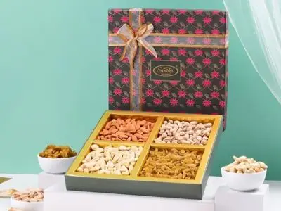 Almond Premium Cashew Premium Raisns Premium Pista Salted (Box)