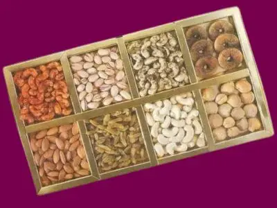 Almond Cashew Raisins Dry Dates Chocolate (Box)