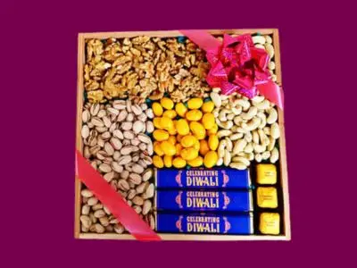Almond Cashew Pista Saltd Raisins Chocolates Mix Fruit (Box)