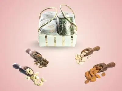 Almond Premium Cashew Premium Raisns Premium Pista Salted (Box)